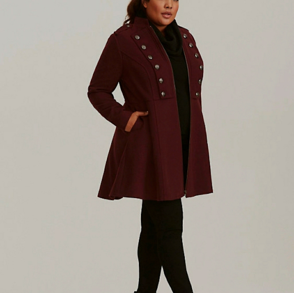 NWT Torrid military coat size 12